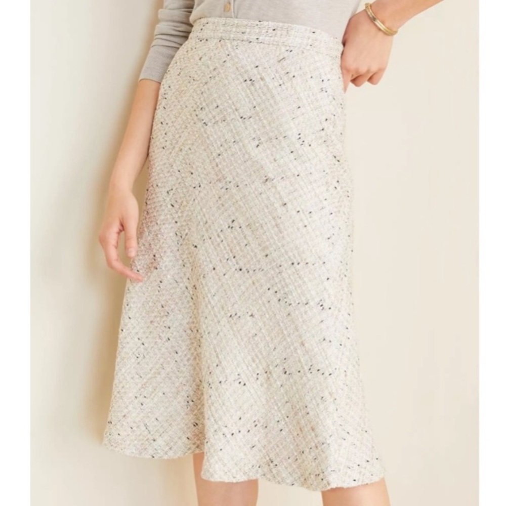Ann Taylor NWT Tweed Midi Skirt